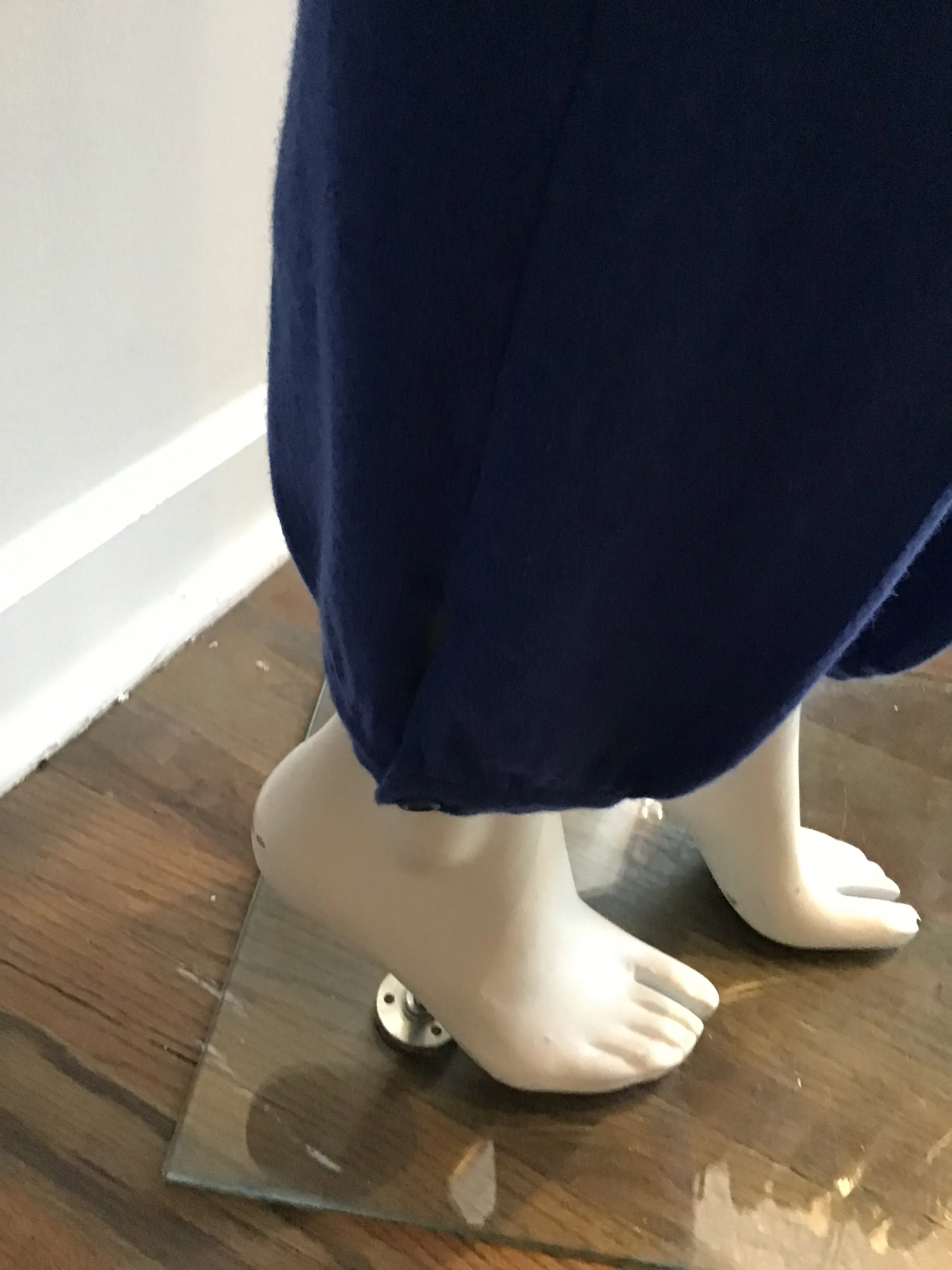 1980's Sonia Rykiel 5pc Blue knit \ Ensemble-size 10