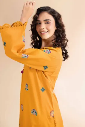 2 Piece - Dyed Embroidered Suit - 42501004
