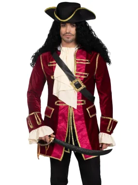 4PC Pirate Captain Costume