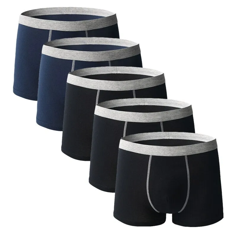 5pcs/lot Men Underwear Boxer Homme Boxershorts Men Underpants Boxer Shorts Men Panties Breathable Boxer Homme Cotton Comfort New