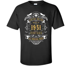 66 years old Made Birth in 1951 66th birthday Gift T-Shirt
