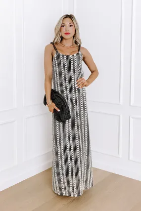 Acapulco Sunsets Knit Maxi Dress