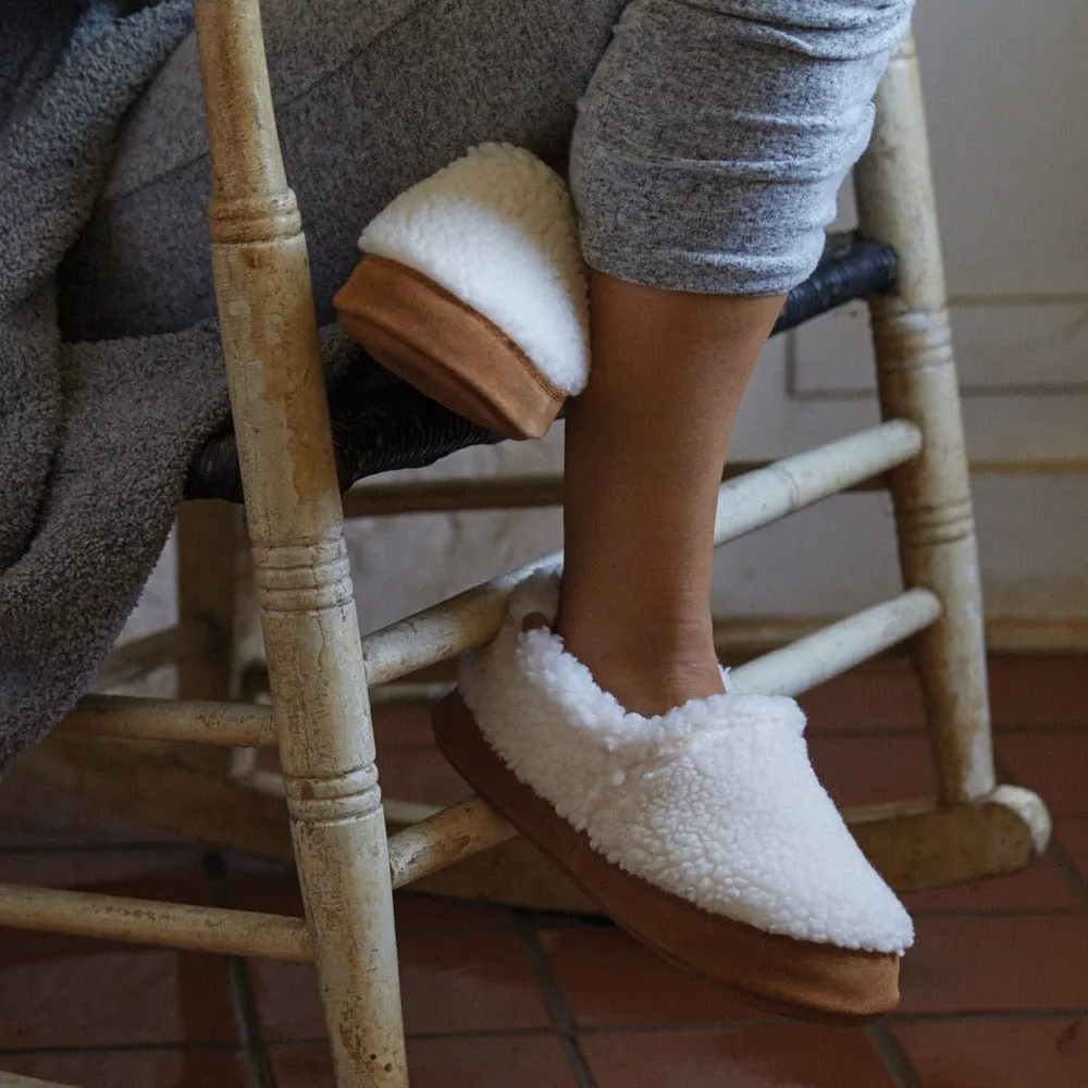 Acorn Women's Moc Slippers- Buff Popcorn