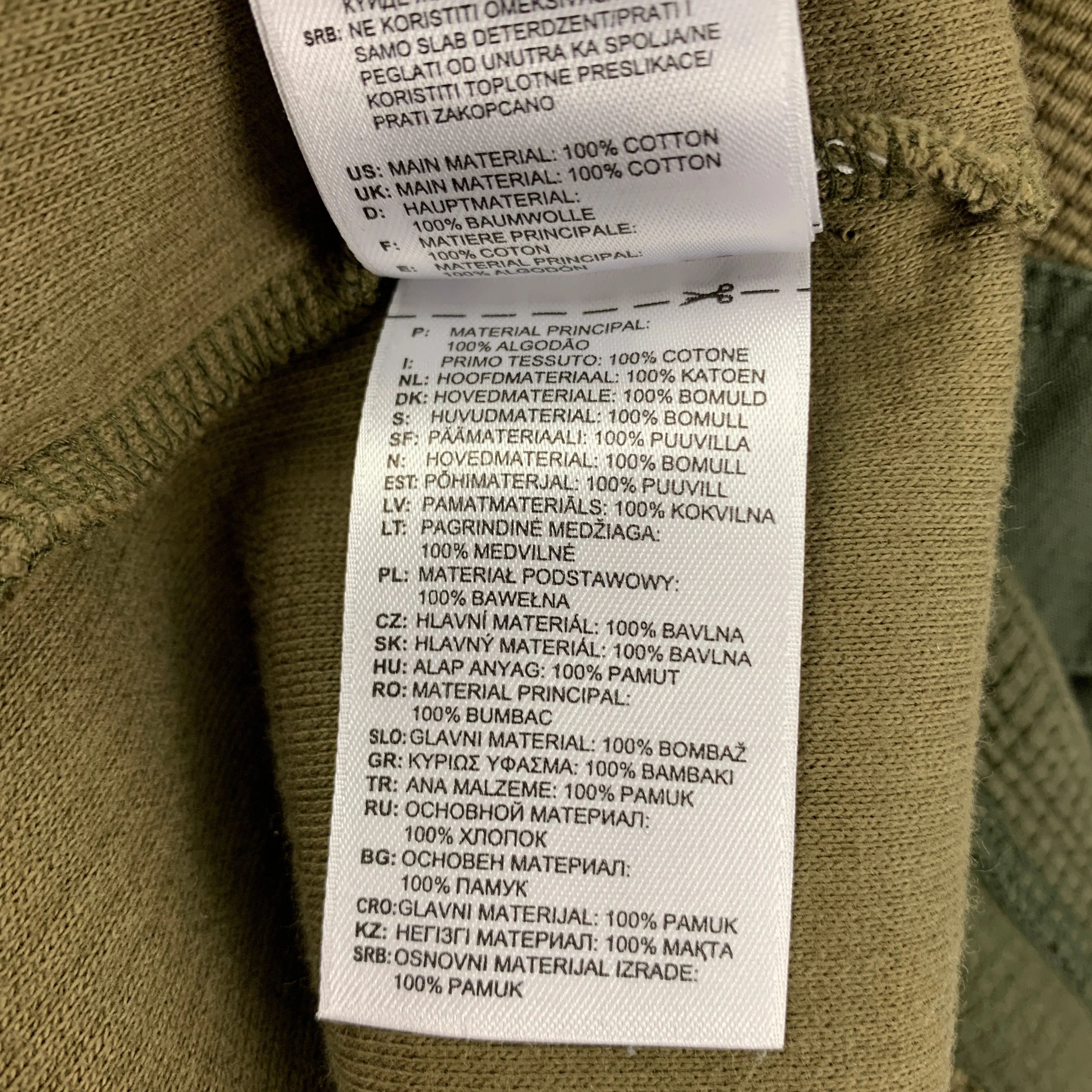ADIDAS Size M Olive Green Waffle Knit Cotton Henley T-shirt