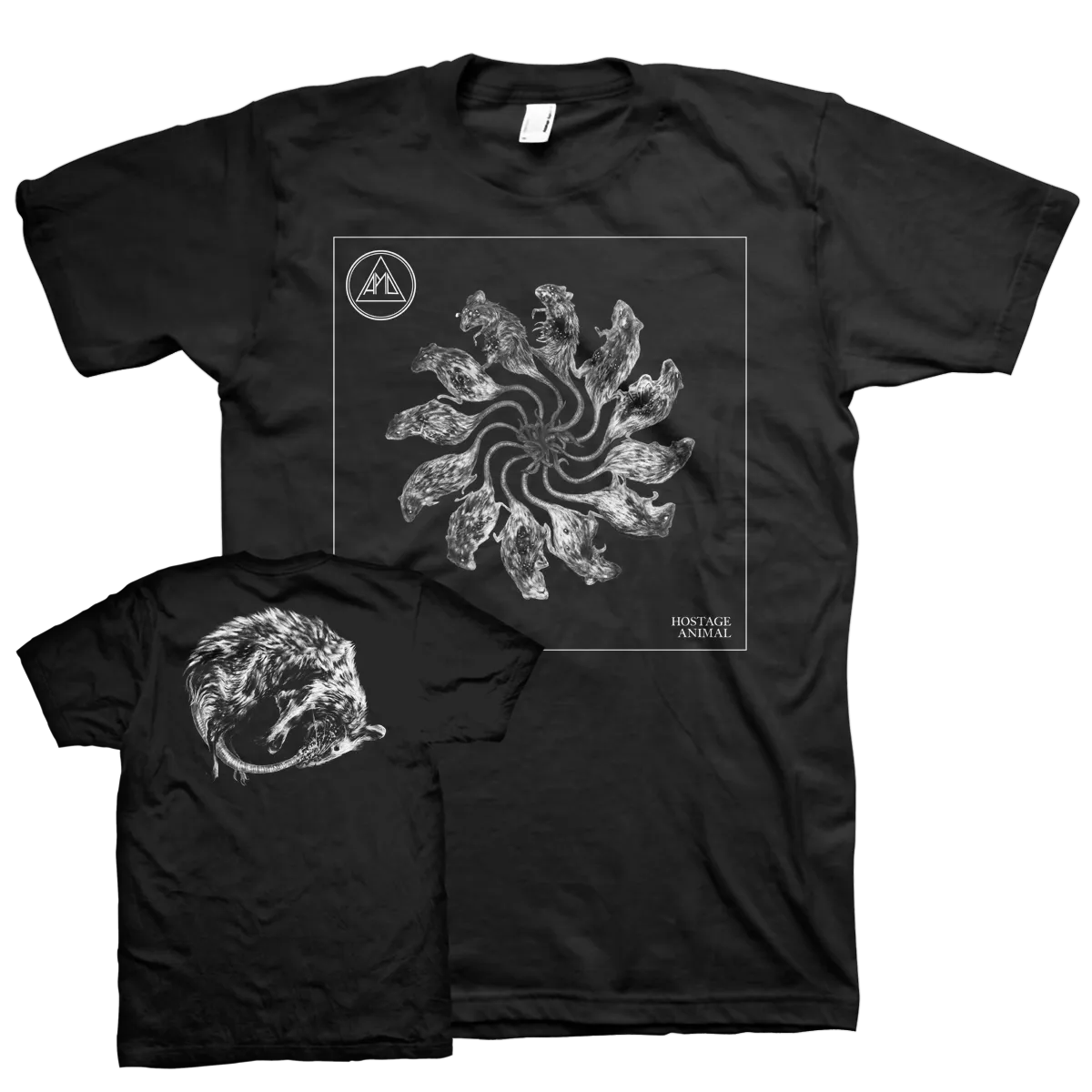 All Pigs Must Die "Hostage Animal" Black T-Shirt