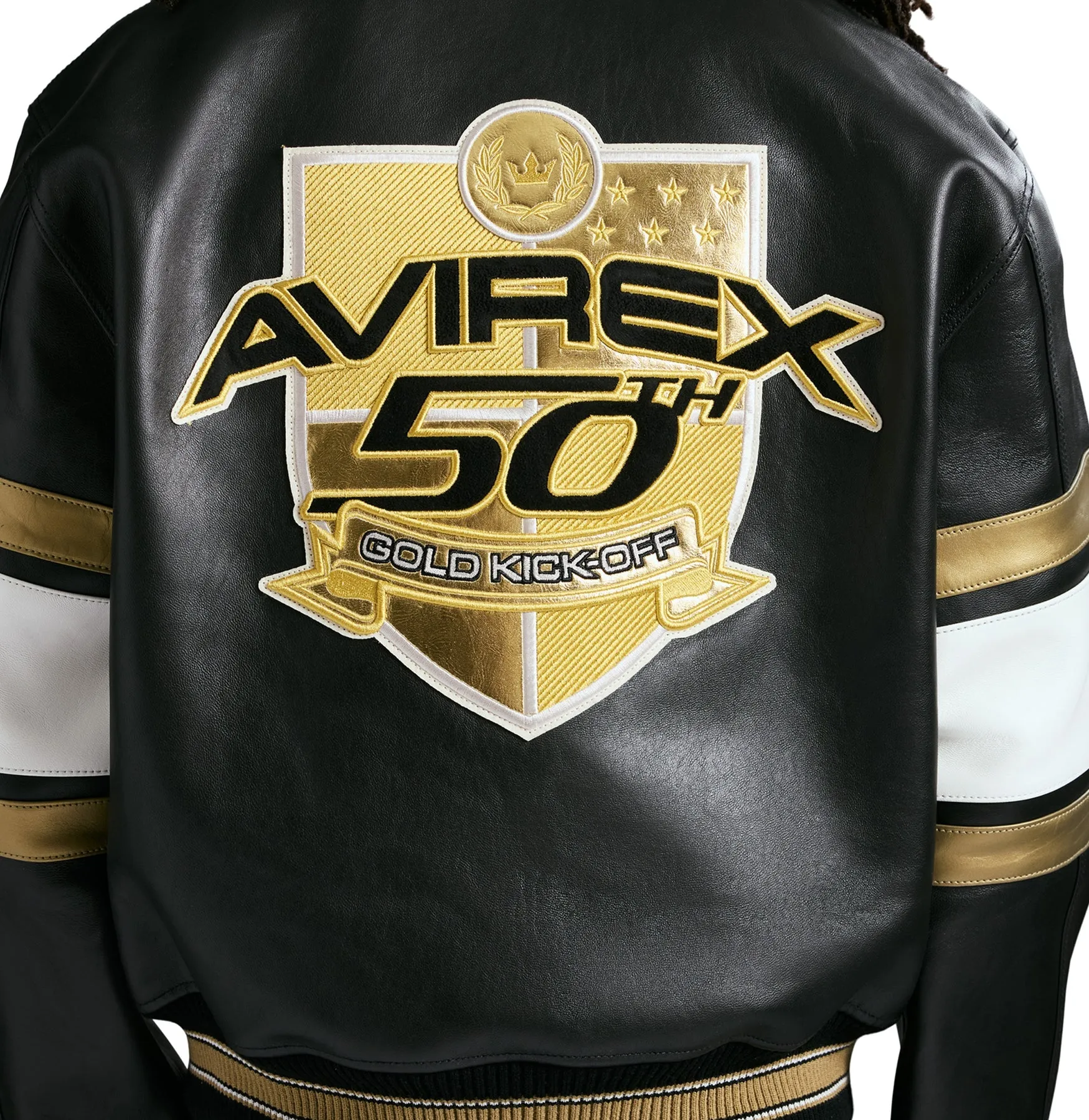 Avirex 50TH ANNIVERSARY JACKET (Black/Gold)