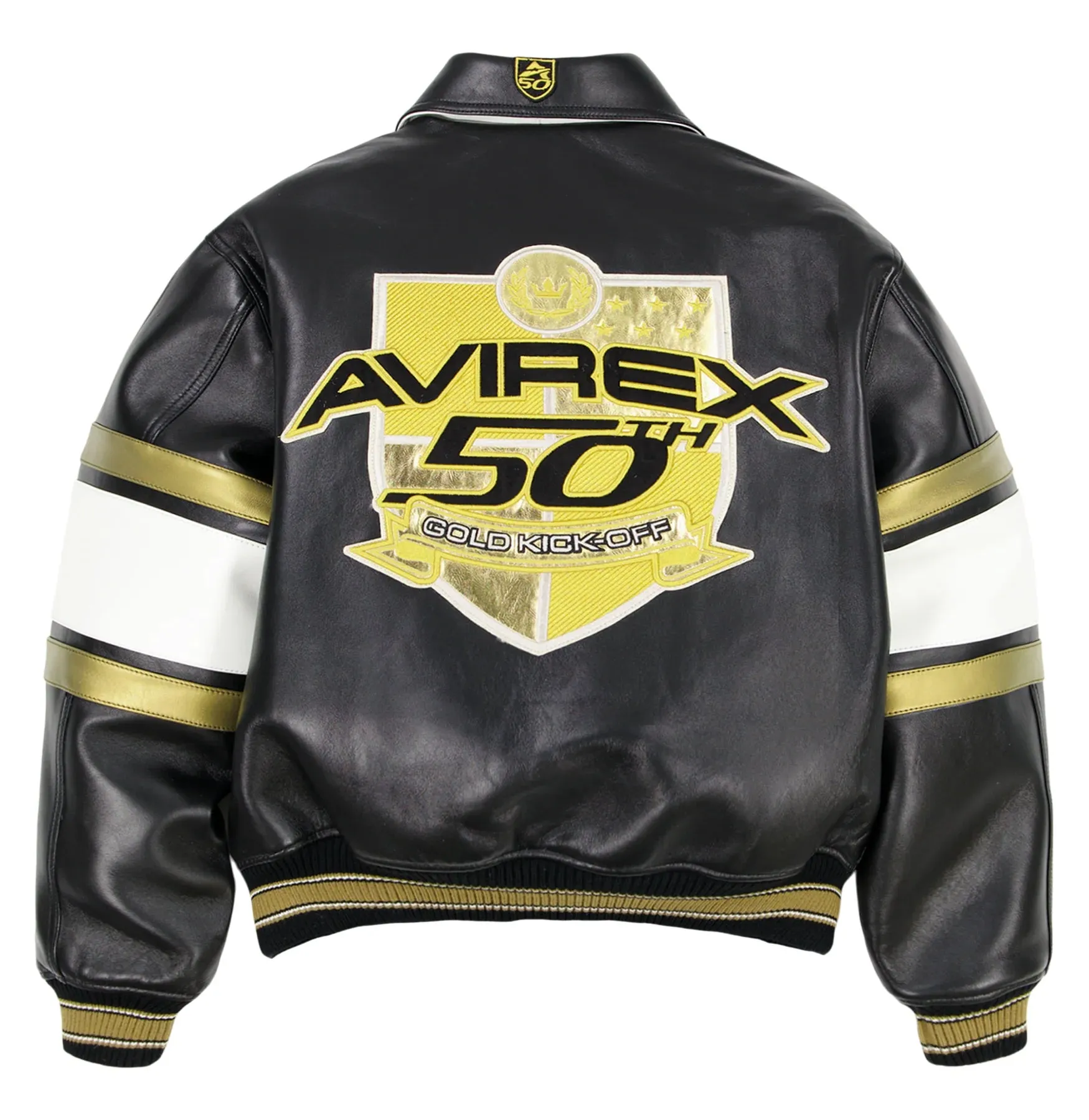 Avirex 50TH ANNIVERSARY JACKET (Black/Gold)