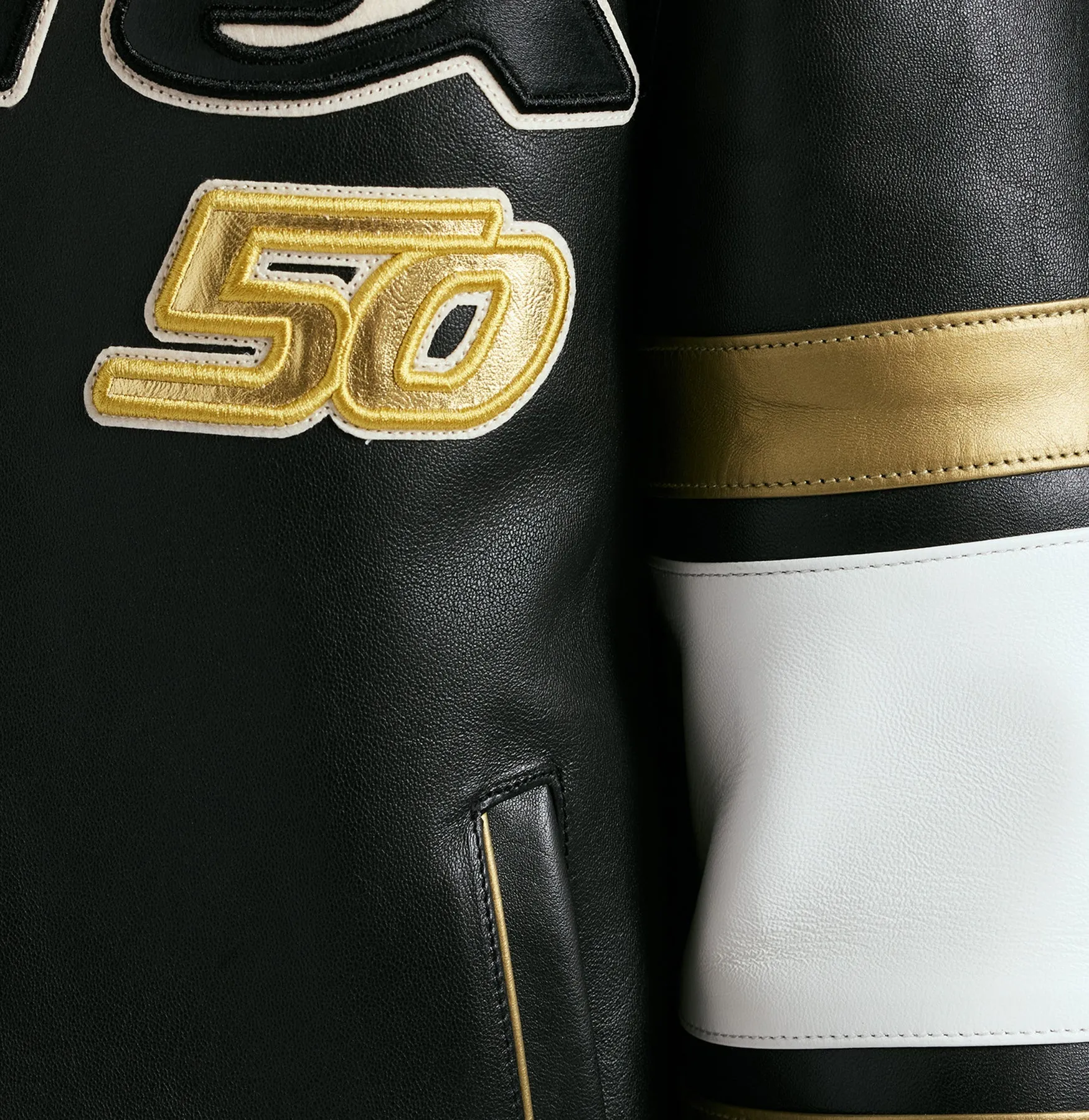 Avirex 50TH ANNIVERSARY JACKET (Black/Gold)