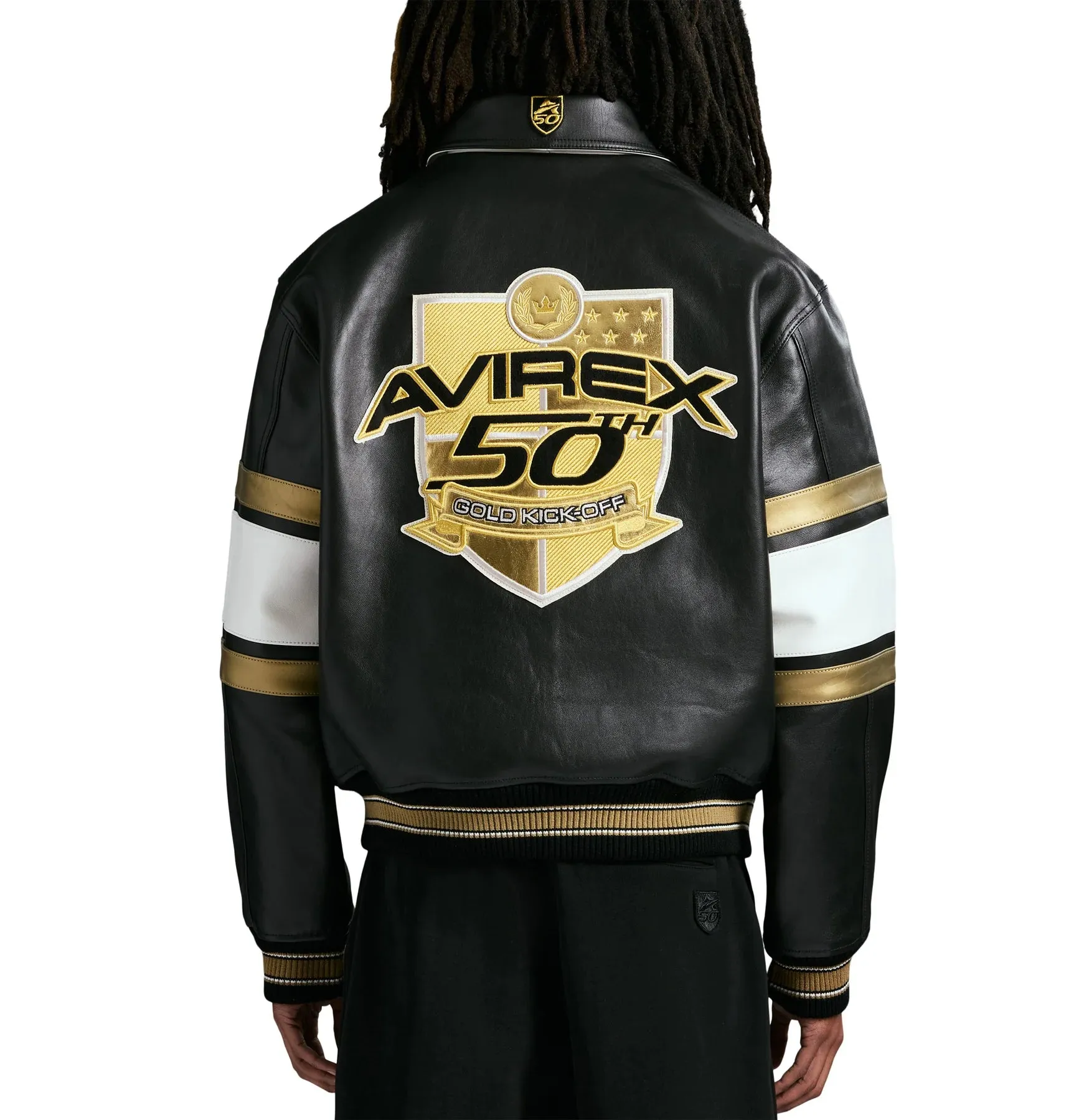Avirex 50TH ANNIVERSARY JACKET (Black/Gold)