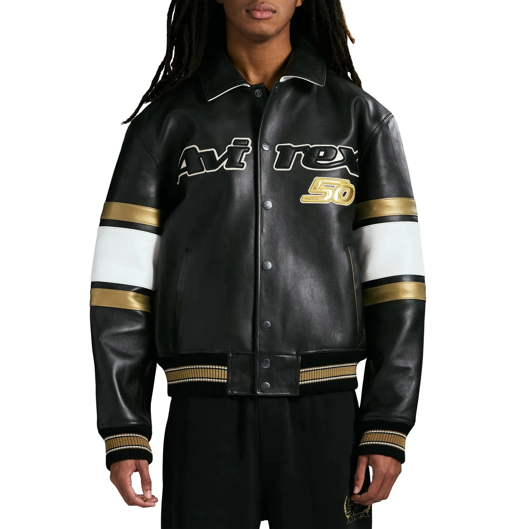Avirex 50TH ANNIVERSARY JACKET (Black/Gold)