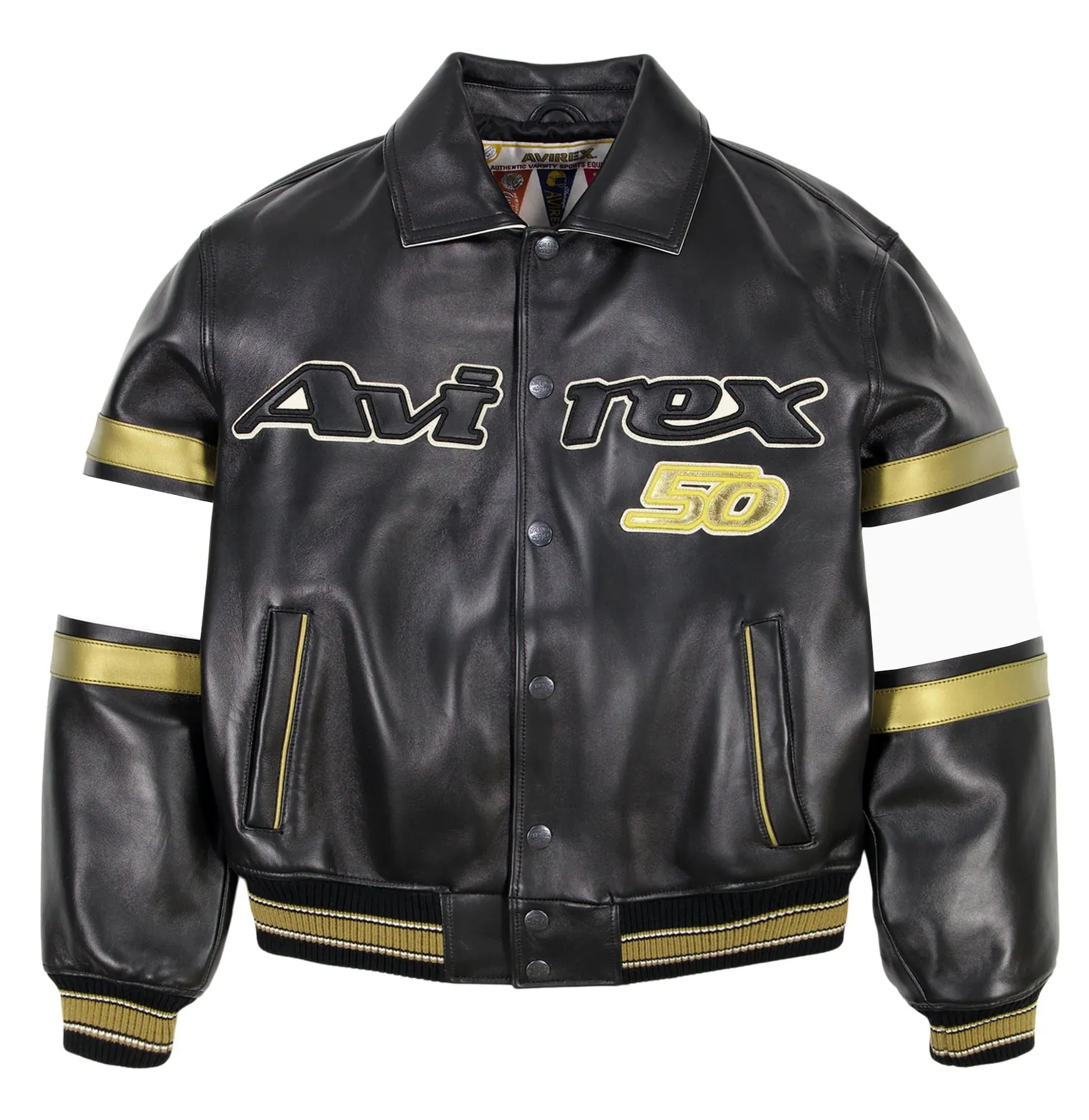 Avirex 50TH ANNIVERSARY JACKET (Black/Gold)
