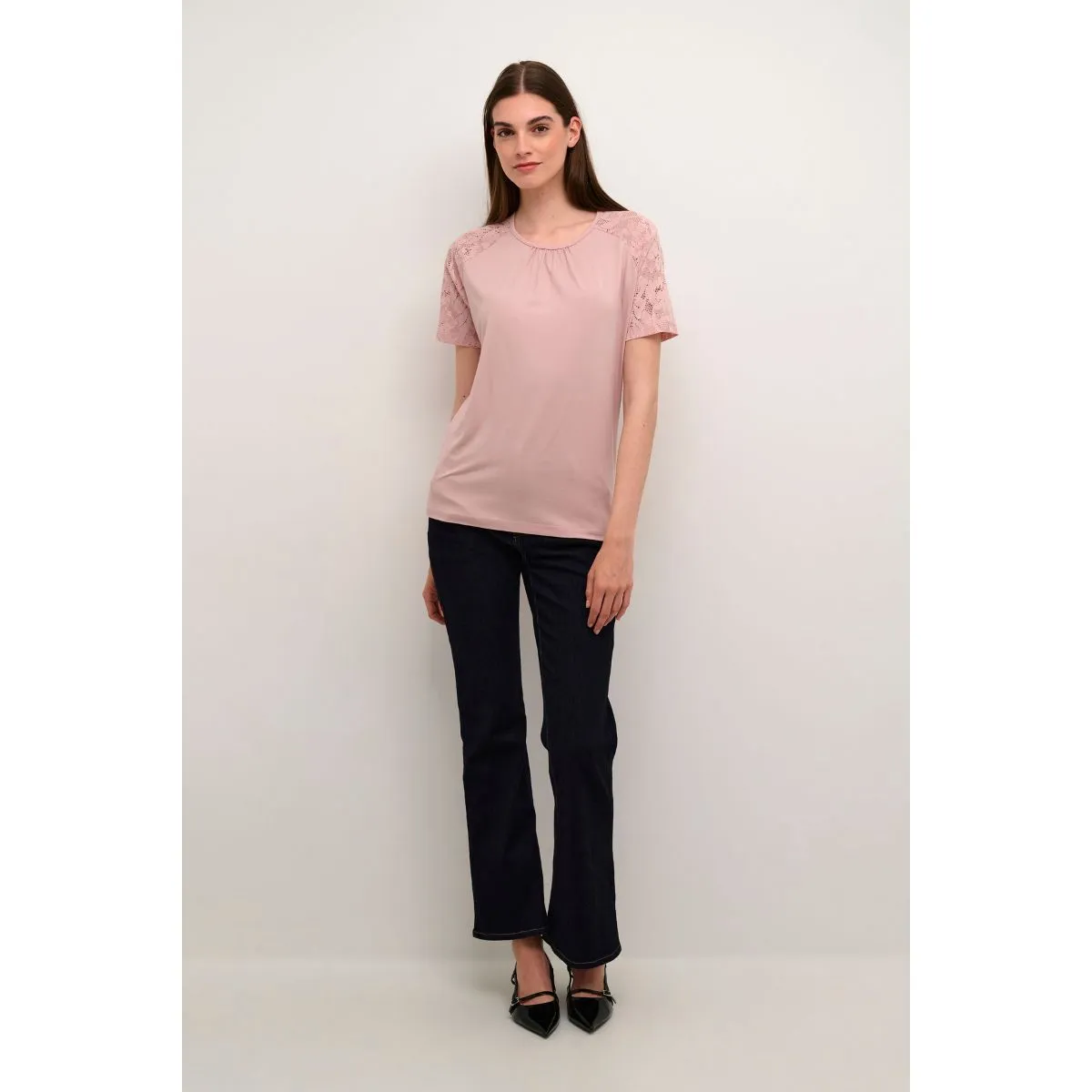 Belia Nicole Blouse pale mauve