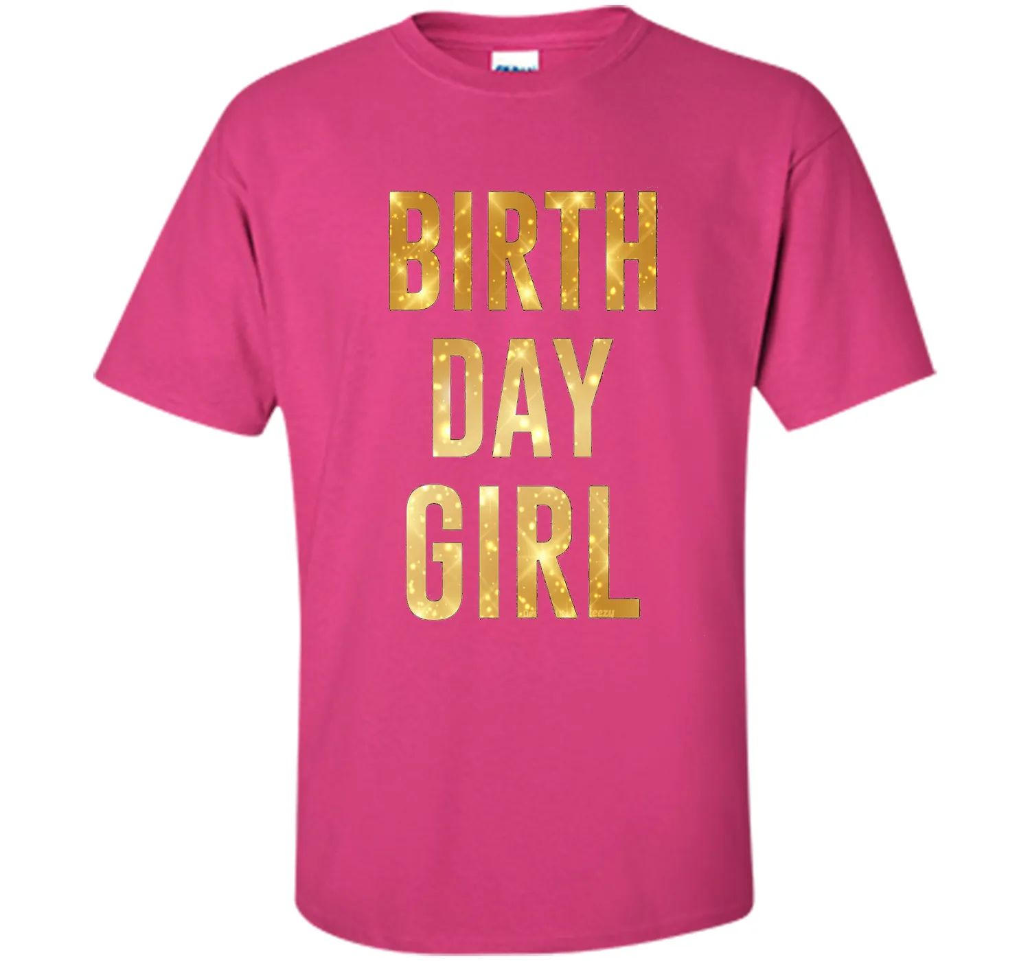 Birthday Girl T-Shirt Gold Glitter Inspired Birthday Shirt