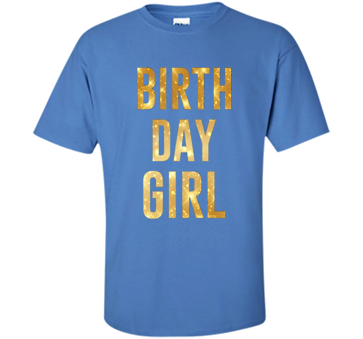 Birthday Girl T-Shirt Gold Glitter Inspired Birthday Shirt