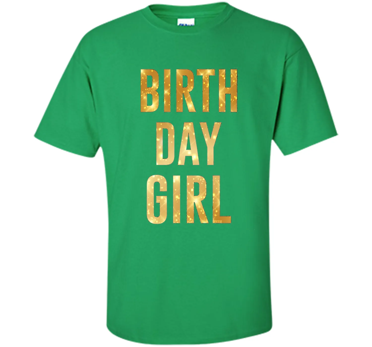 Birthday Girl T-Shirt Gold Glitter Inspired Birthday Shirt