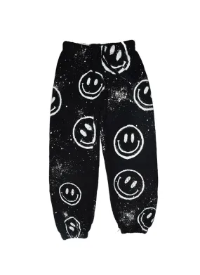 *Black Smile Splatter Sweatpant*