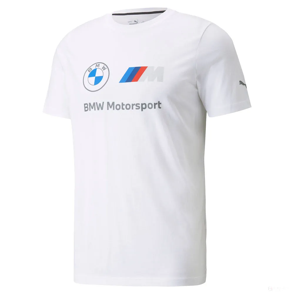 BMW T-shirt, Puma BMW MMS ESS Logo, White, 2021