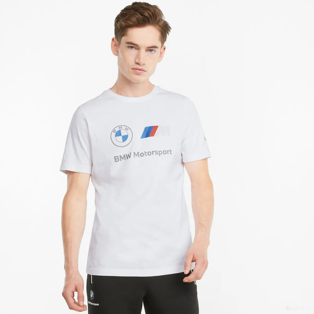 BMW T-shirt, Puma BMW MMS ESS Logo, White, 2021