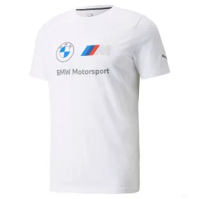BMW T-shirt, Puma BMW MMS ESS Logo, White, 2021