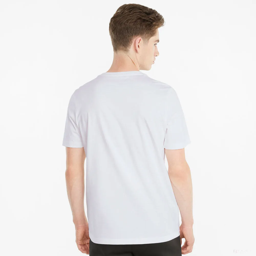 BMW T-shirt, Puma BMW MMS ESS Logo, White, 2021