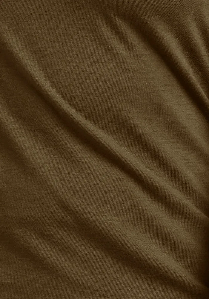 Bronx Henley - Olive Leaf