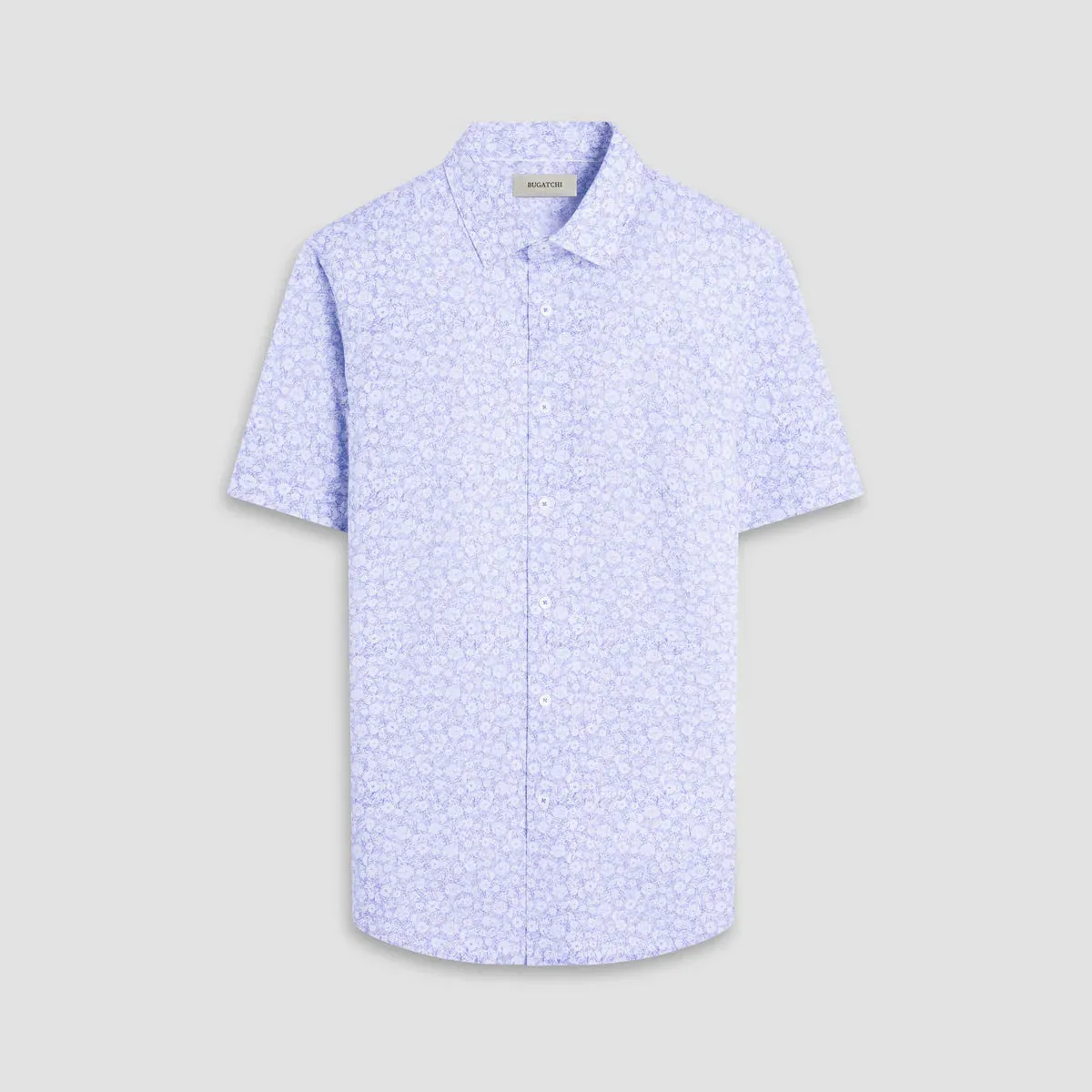 Bugatchi - Miles Short Sleeve Modern Fit Shirt - OOOHCotton Tech - 8 way Stretch - GF9201F40