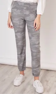 Camo Elastic Waistband Jogger Sweatpants