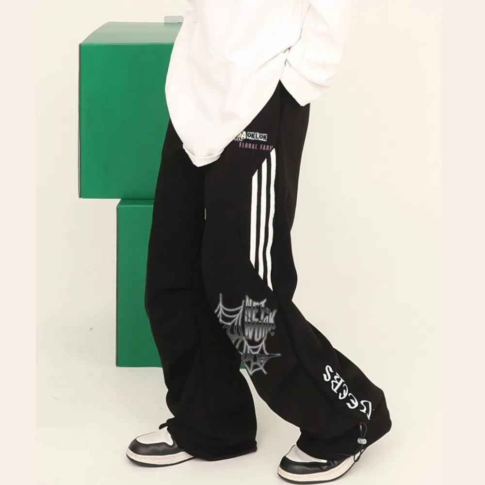 Coconut Tree Print Panel Sweatpants