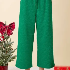 Collette Texture Wide Leg Pants