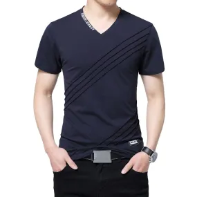Cool Summer V-Neck T-shirt 5XL