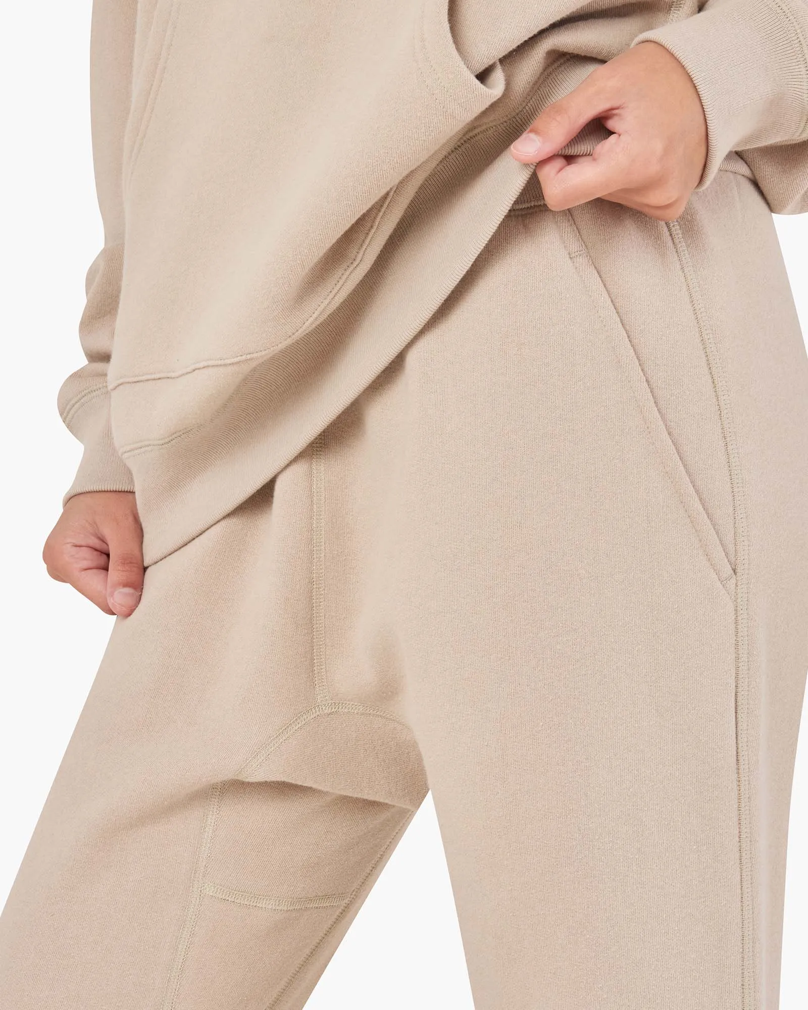 Core Fleece Sport Jogger - Sand