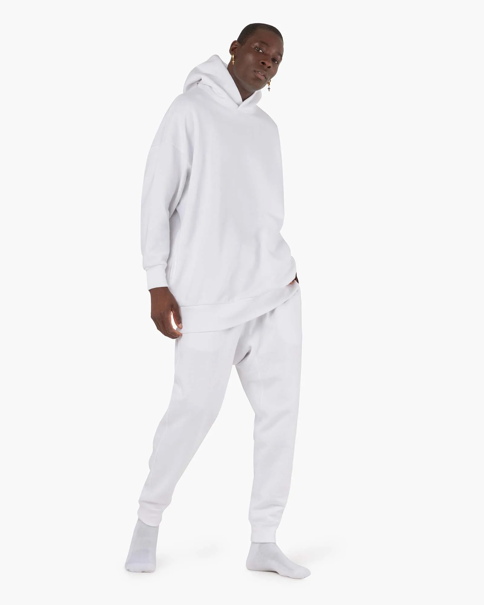 Core Fleece Sport Jogger - White