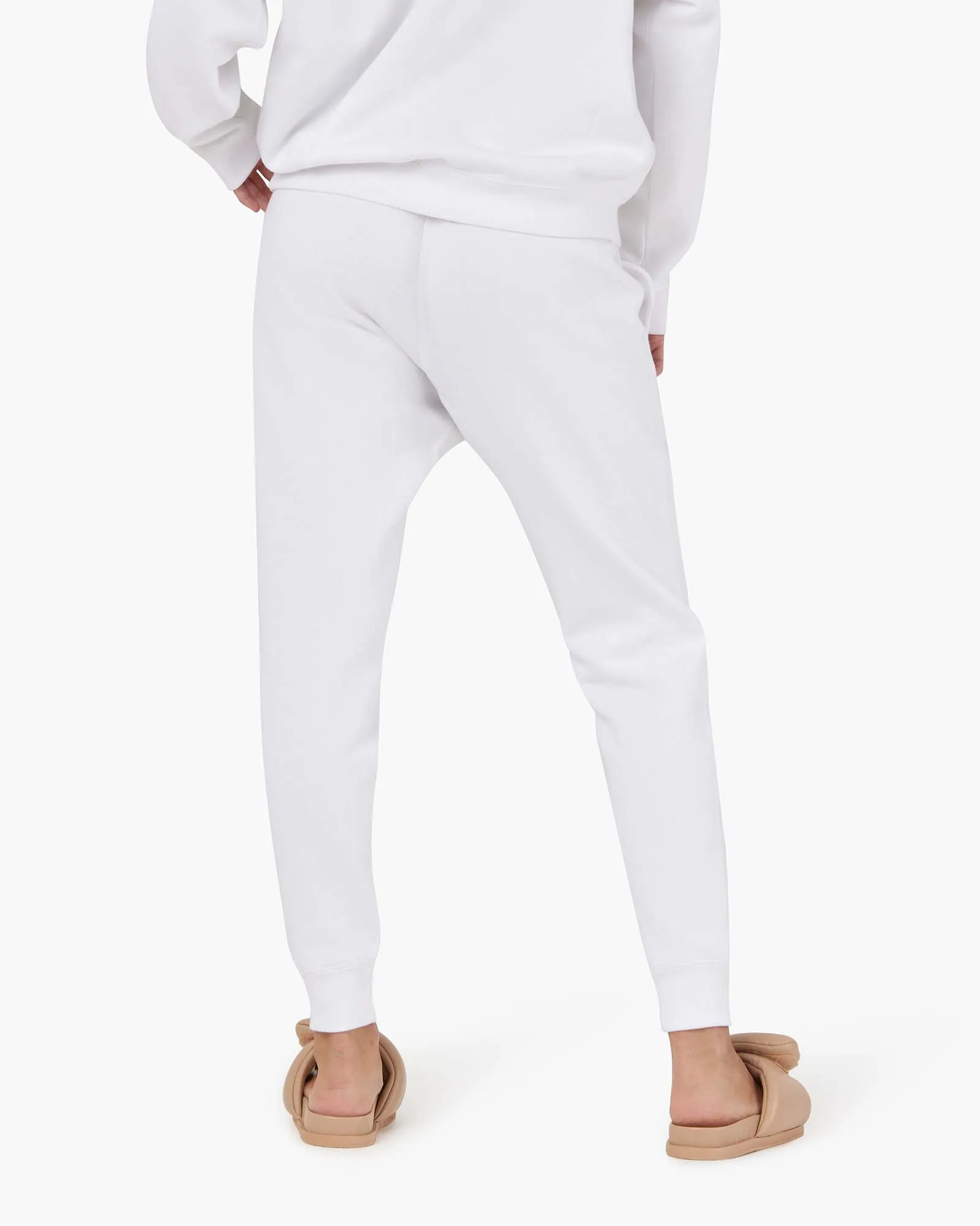 Core Fleece Sport Jogger - White