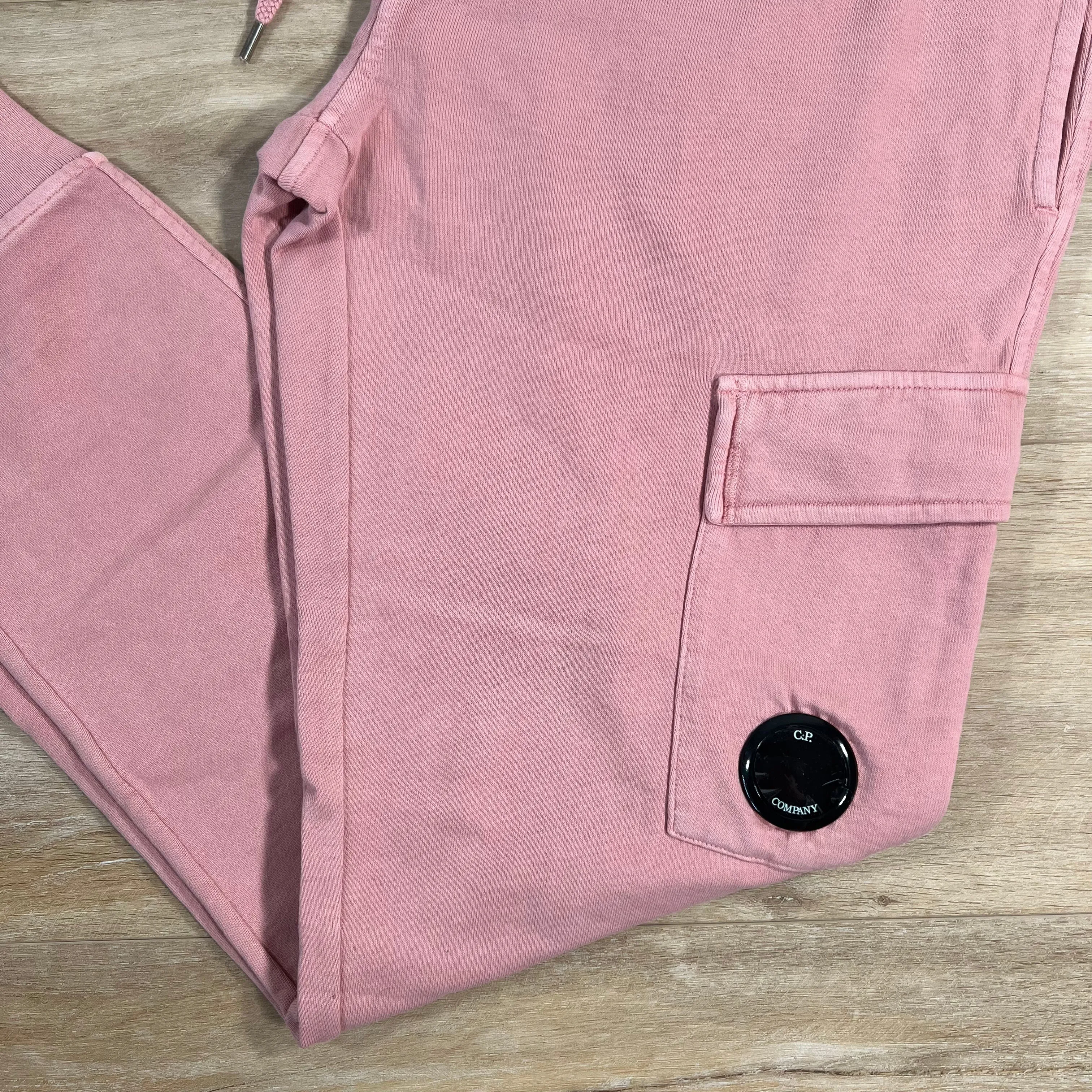 C.P. Company Cargo Sweatpants in Pale Mauve
