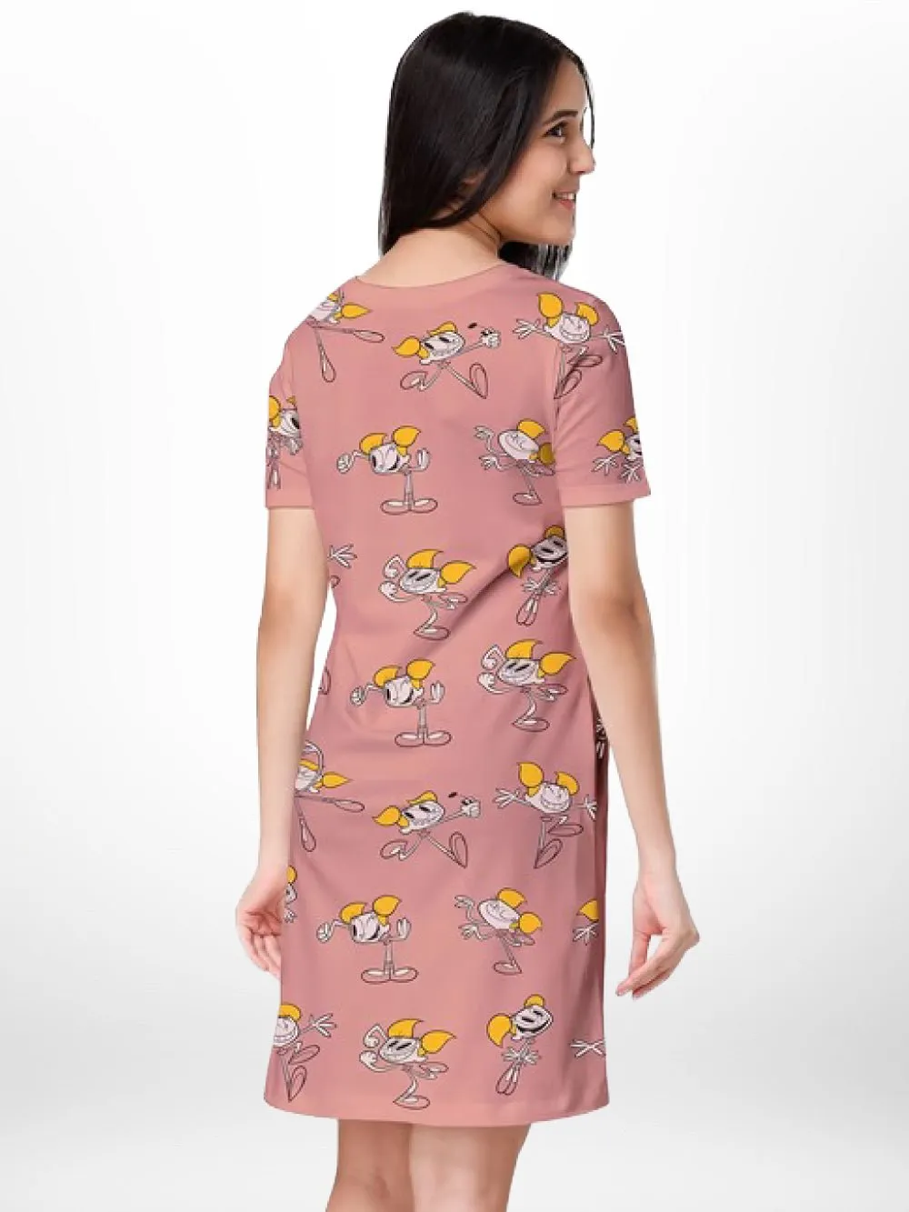 Dee Dee Dexter’s Laboratory Cartoons" Printed Long T-Shirt For Women's Legacy Boutiques Dhaka