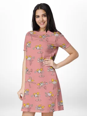 Dee Dee Dexter’s Laboratory Cartoons" Printed Long T-Shirt For Women's Legacy Boutiques Dhaka