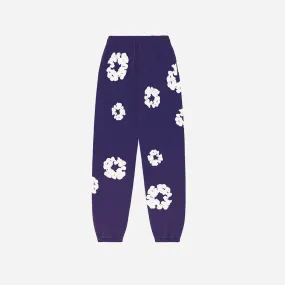 DENIM TEARS THE COTTON WREATH SWEATPANTS PURPLE