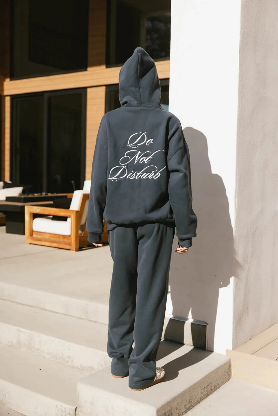 Do Not Disturb Sweatpants in Navy