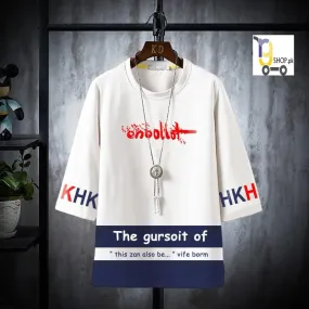Drop shouldar Srylish Printed TShirt for Men.