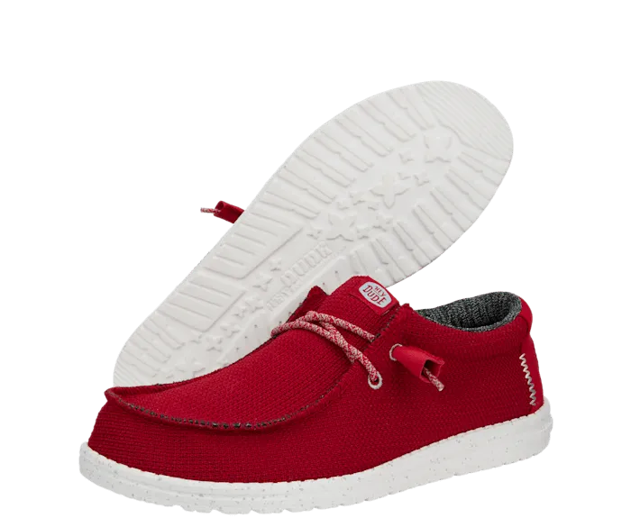 Dude - Wally Sport Mesh - Dark Red