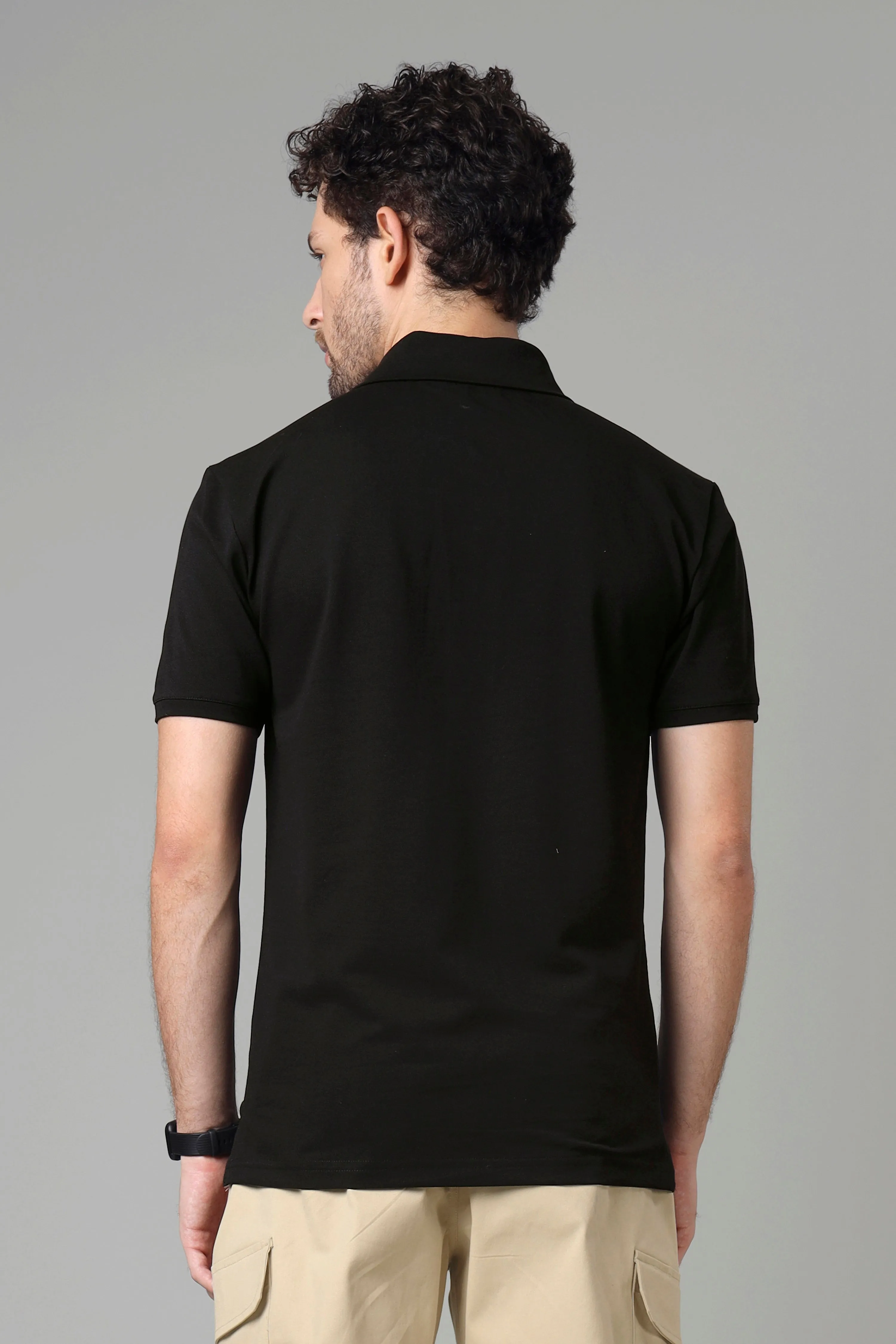 Exclusive Black Polo T-Shirt For Men