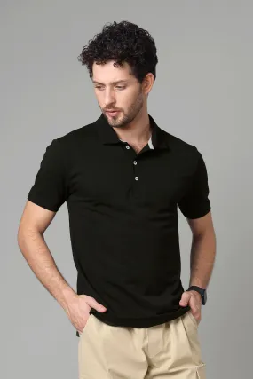 Exclusive Black Polo T-Shirt For Men