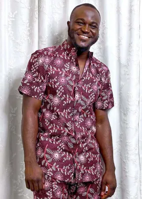FINALE SALE - Ajadi Bishop Collar Shirt
