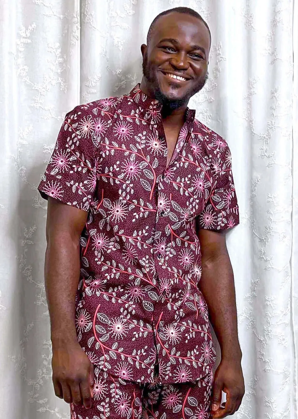 FINALE SALE - Ajadi Bishop Collar Shirt