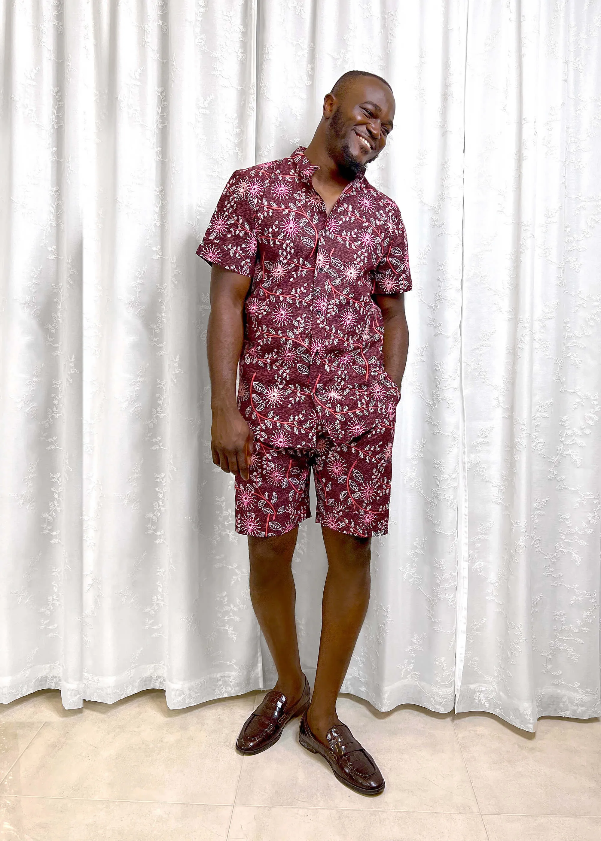 FINALE SALE - Ajadi Bishop Collar Shirt