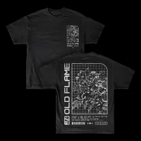 Flower Black  T-Shirt