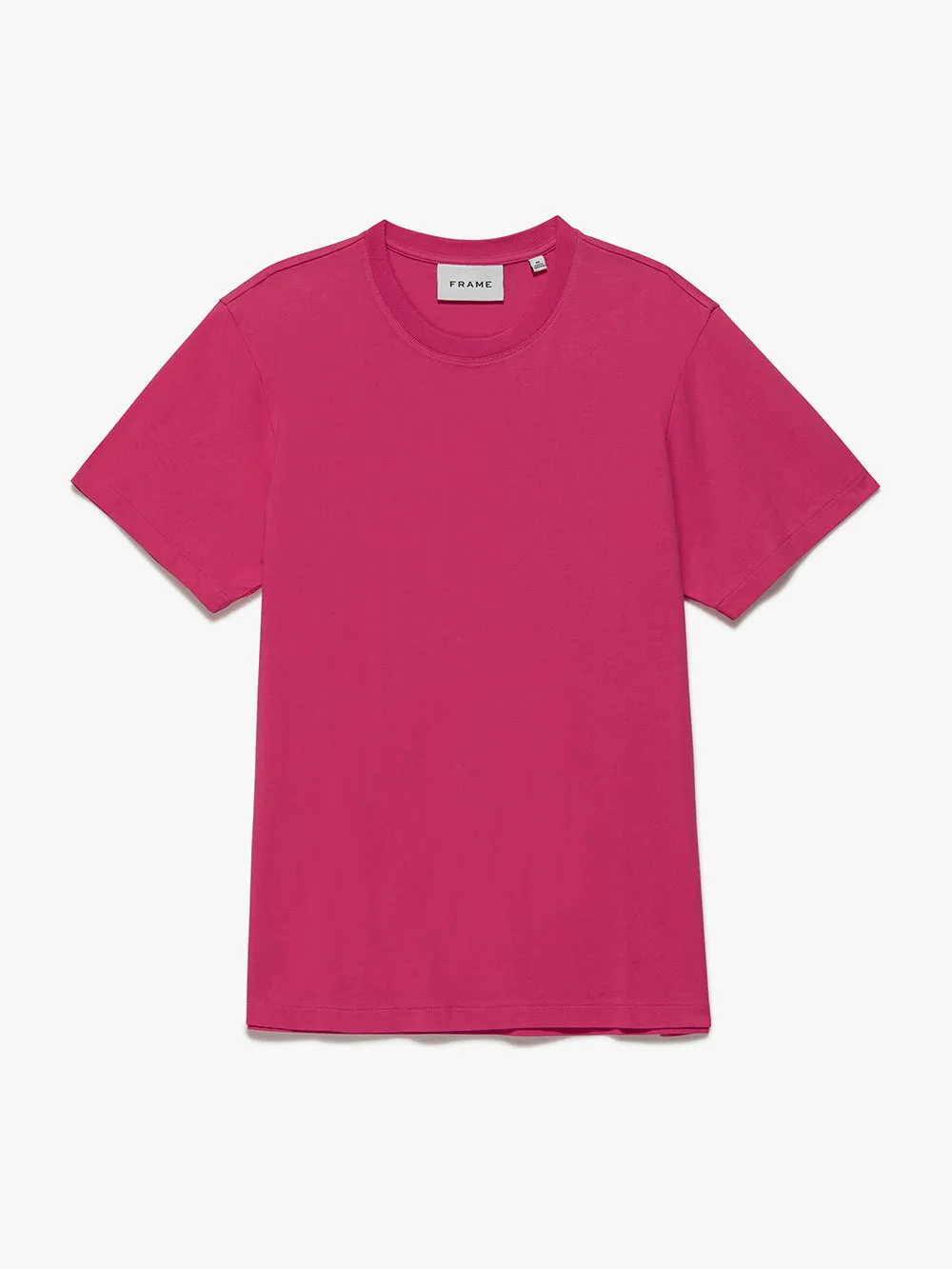 FRAME Logo Tee -- Pop Rose