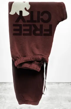 Free City Large Sweatpant- RustyShroom