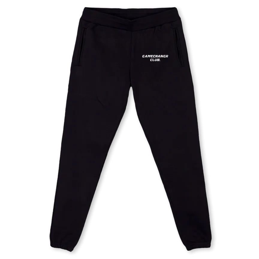 GAMECHANGRPANTS  Black Sweatpants.