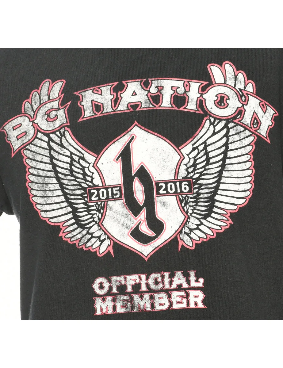 Gildan BG Nation Printed T-shirt - M